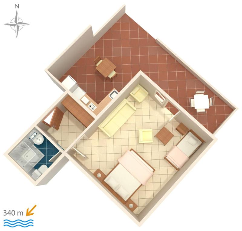 Apartments and rooms with parking space Makarska - 6644 - image 24