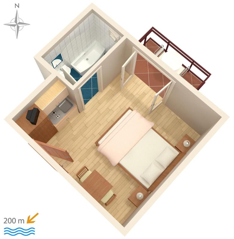 Apartments with parking space Baska Voda Makarska - 6773 - image 4
