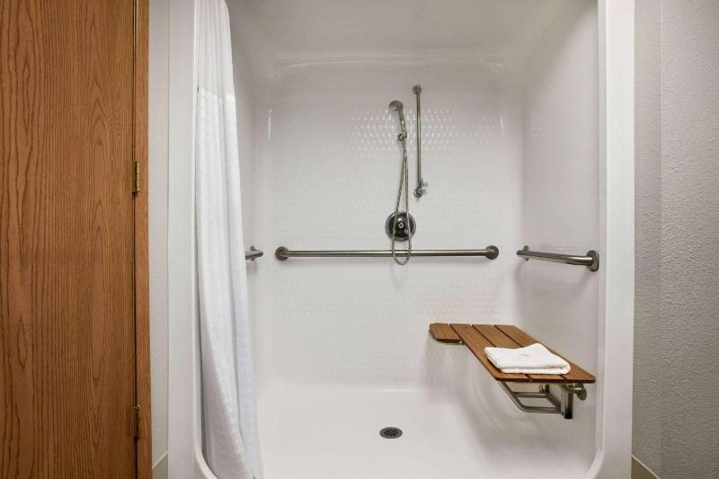 1 King Bed Mobility Accessible Room, Roll-In Shower, Non-Smoking image 2