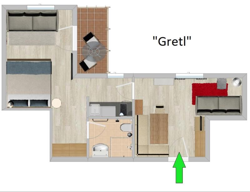 2-Rooms Apartment Economy, back of the building  image 3