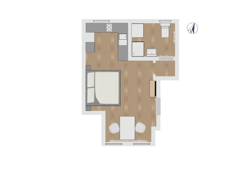 One-Bedroom Apartment image 2