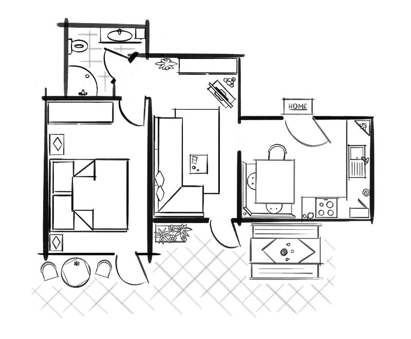 Apartment with Terrace image 3