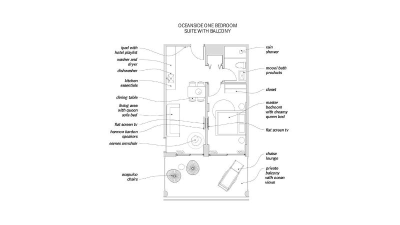Oceanside One-Bedroom Suite with Kitchenette and Balcony image 3