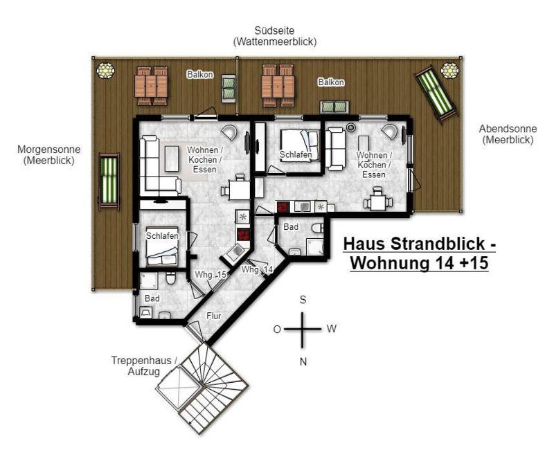 Haus Strandblick - Ferienwohnung 14 - image 3