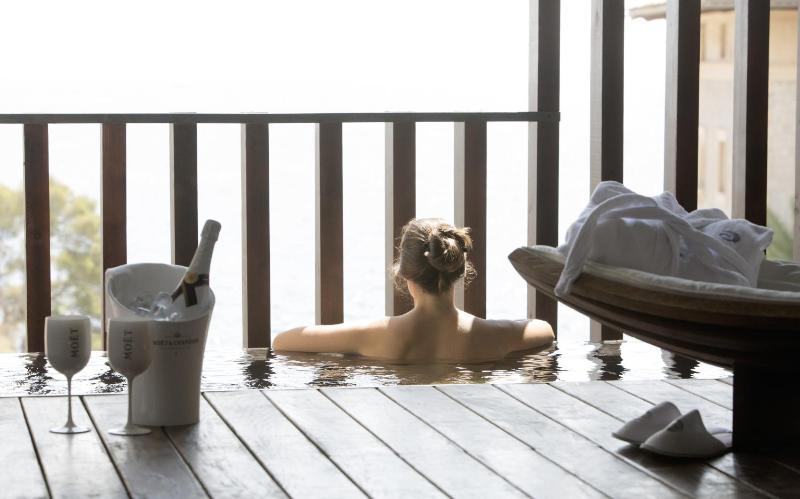 Deluxe Double Room with terrace and pool image 4