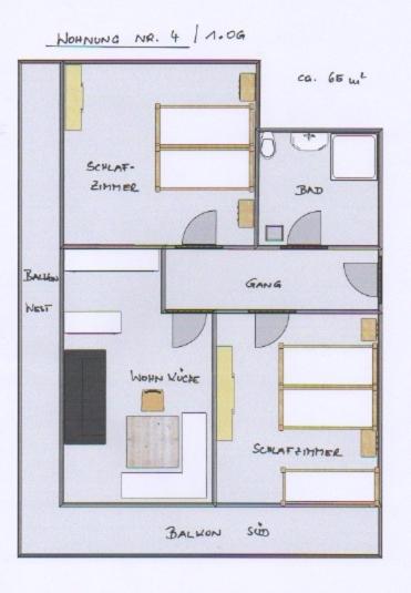 Two-Bedroom Apartment with Balcony image 2