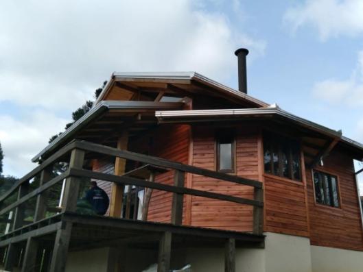 Cabanas rota da neve Images