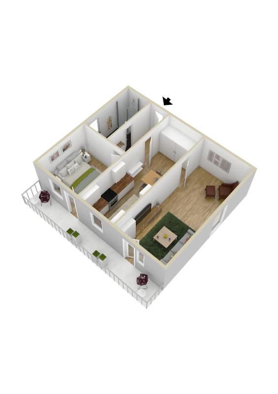 Apartment with Mountain View image 2