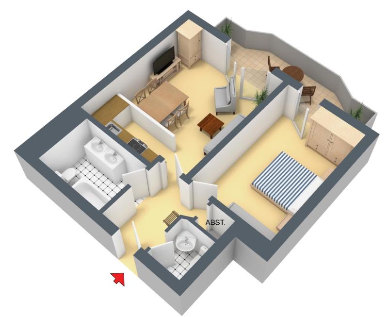 Apartment with Balcony image 2