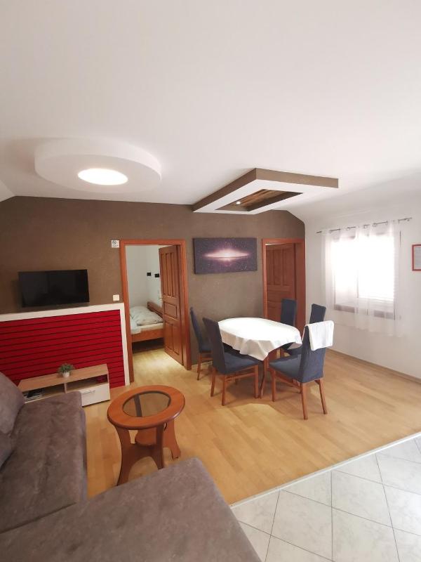 Apartment in Privlaka with balcony air conditioning WiFi dishwasher 878-1 - image 34