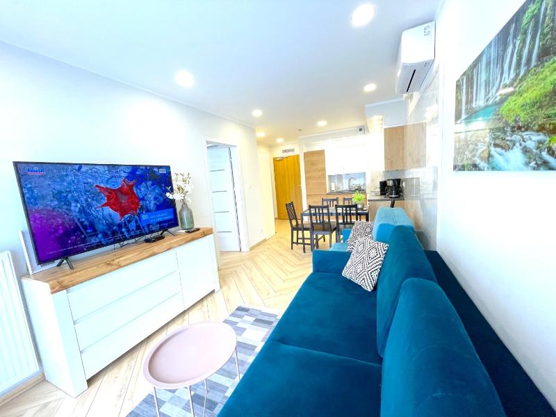 Apartament Superior Blue Przy Plaży- FREE Pool Saunas Jacuzzi Fitness Salzgrotte - image 10