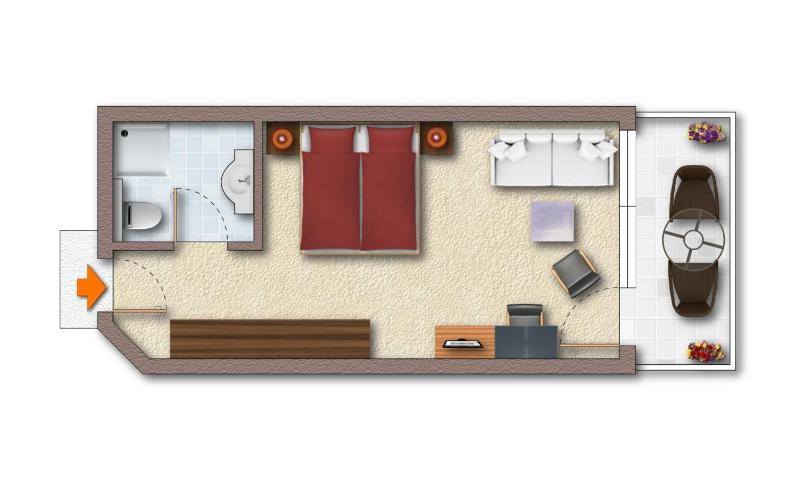Double or Twin Room with Balcony image 2
