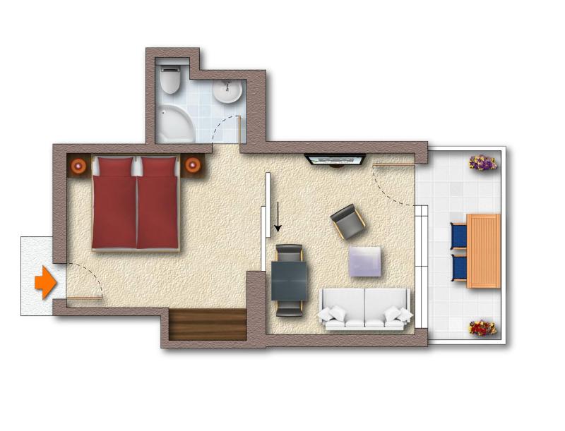 Double or Twin Room with Balcony image 2