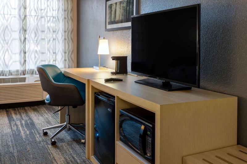 1 King Bed, Mobility and Hearing Accessible Room, Bathtub w/ Grab Bars, NSMK image 2