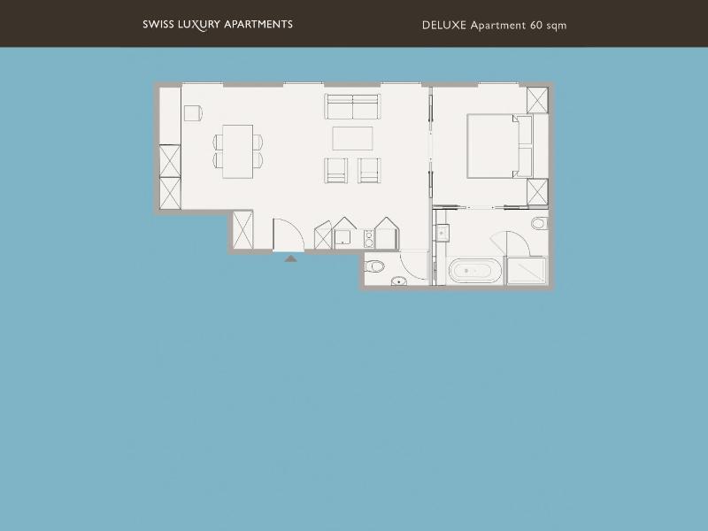 Deluxe One-Bedroom Apartment - Air-conditioned -  60 sqm image 3