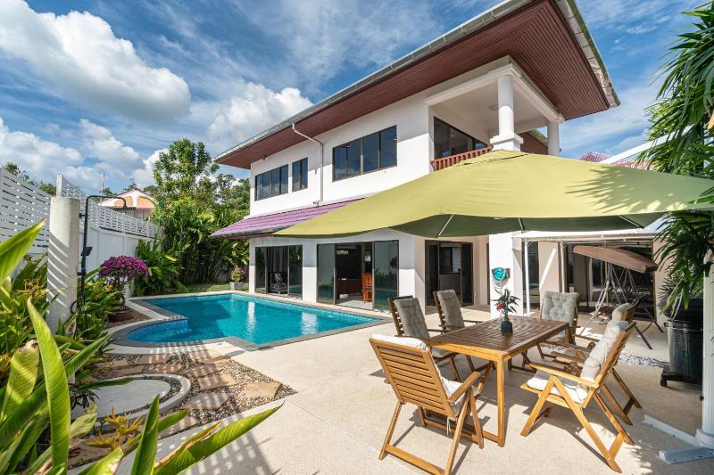 Villa Amaya, 2 Story Tropical Oasis with Green Hills View & Pool, Kamala Beach Images