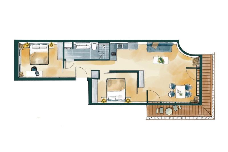 Two-Bedroom Apartment image 4