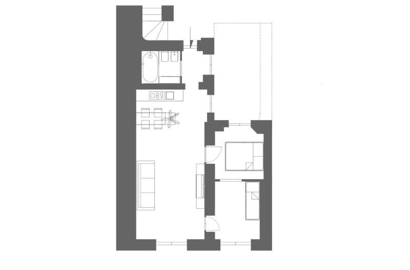 One Bedroom Apartment (Via Broletto 26) image 2