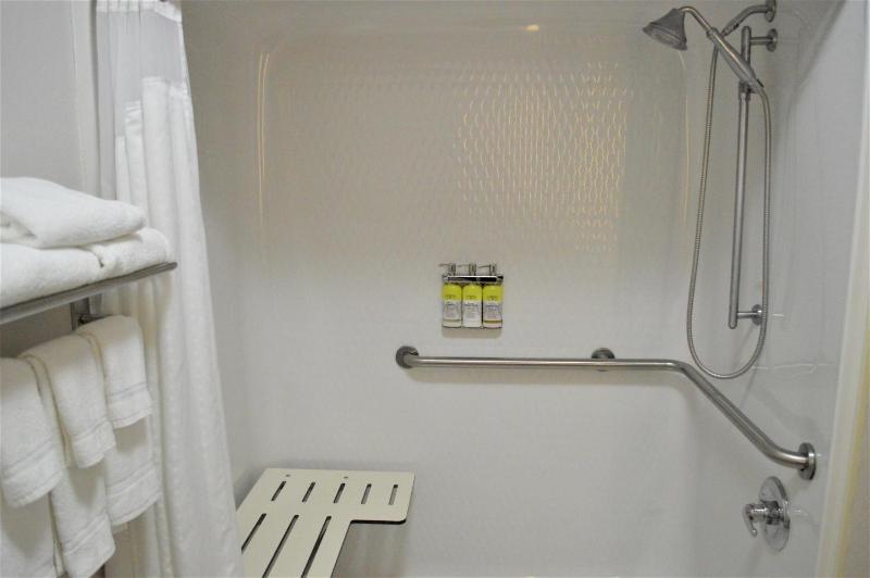 Standard King Room with Mobility Accessible Roll-In Shower image 4