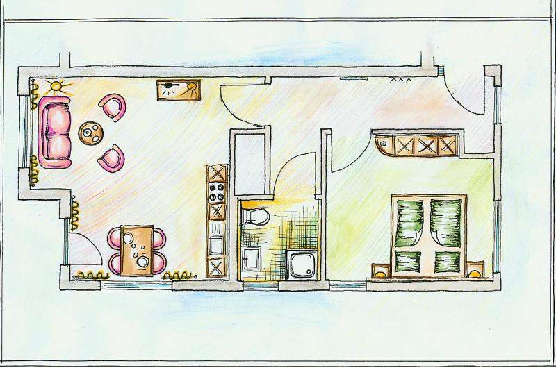 One-Bedroom Apartment image 2