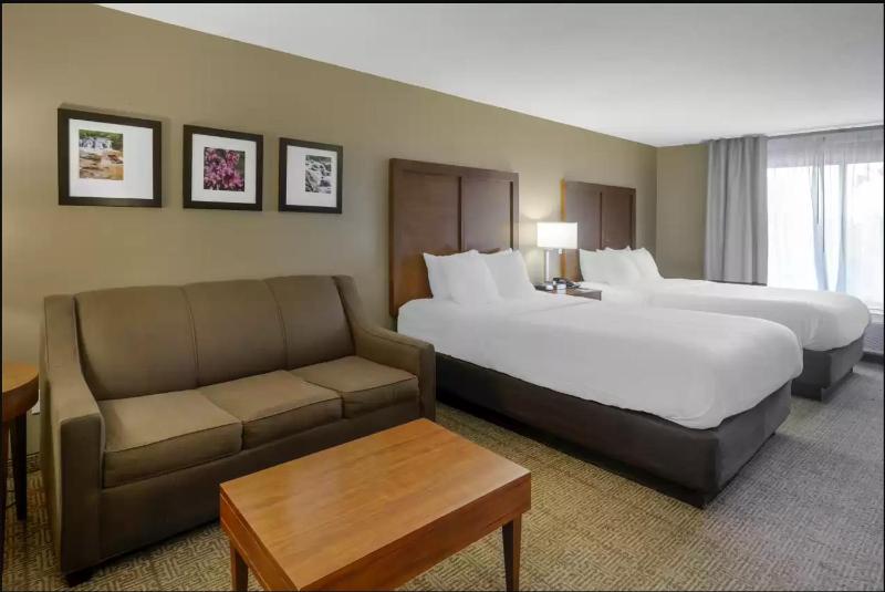 Queen Room with Two Queen Beds with Sofa Bed - Non-Smoking image 2