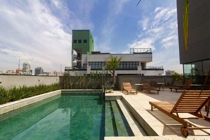 Studios novíssimos com Academia, Piscina no Rooftop, Wi-fi, Coworking, Próximo a Avenida Paulista Images