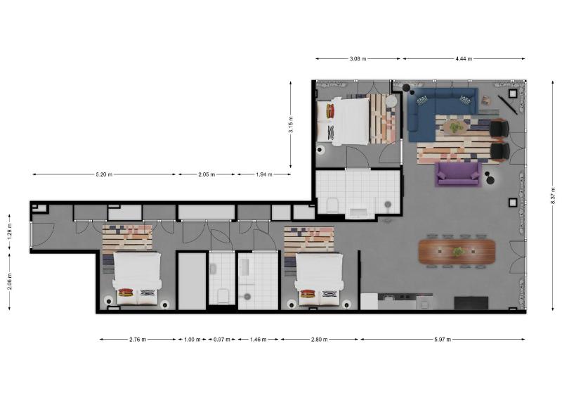 3-Bedroom Apartment image 2