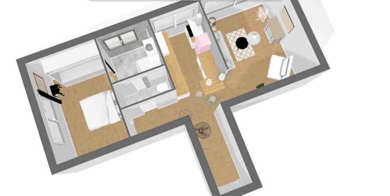 Vie en Rose T2 avec Parking Bail - uniquement mobilité - triangle d'or - image 19