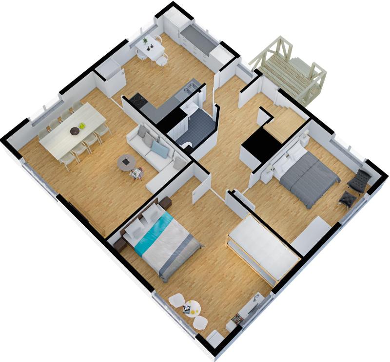 Hostel - Quadruple Room with Shared Bathroom image 3