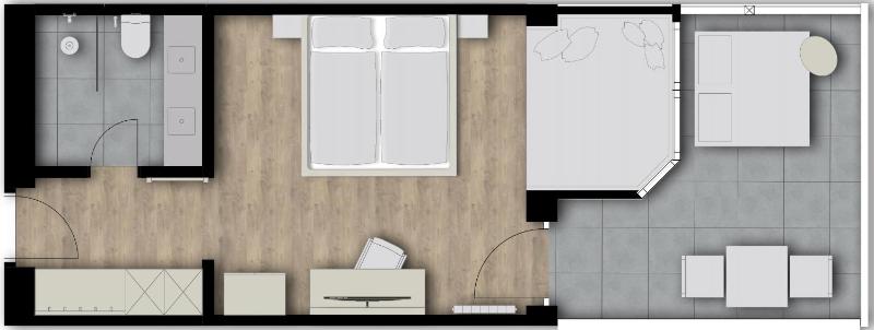 Double Room with Balcony image 2