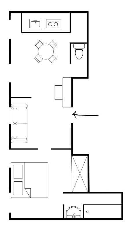 One-Bedroom Apartment image 2