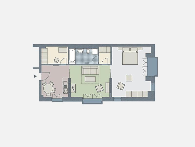 Kaiservillen Heringsdorf - Ferienwohnung mit 1 Schlafzimmer und Balkon DR4 - image 4