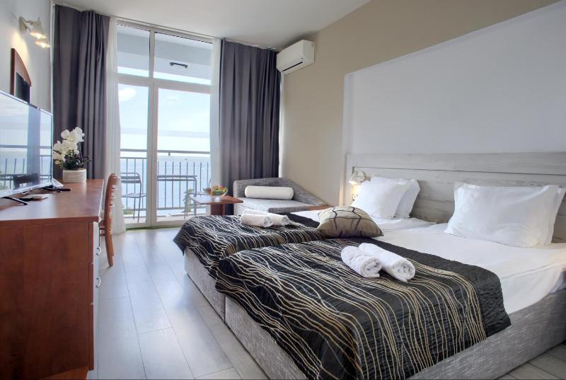 Standard Twin Room with Balcony and Sea View image 1