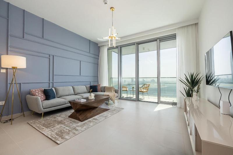 Apartment with Burj Khalifa and Water View in Creek Harbour Images