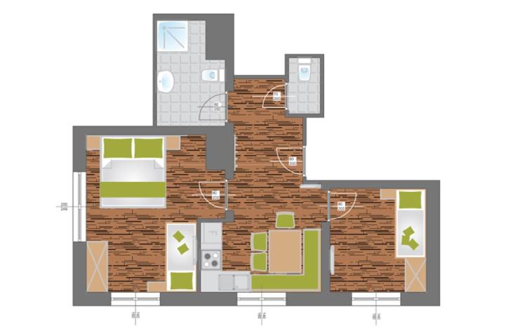 Comfort Two-Bedroom Apartment image 2
