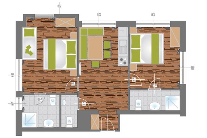 Superior Two-Bedroom Apartment image 2