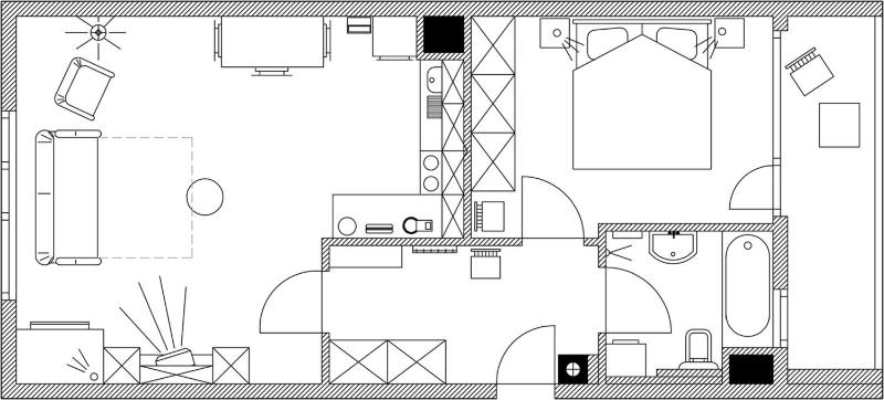 One-Bedroom Apartment image 2