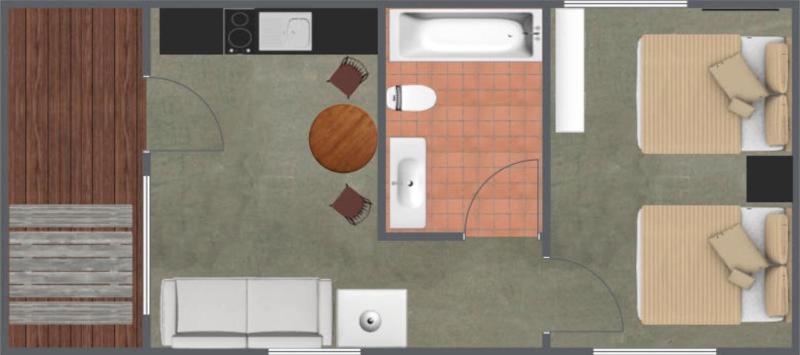 Double Queen Deluxe Cabin image 2