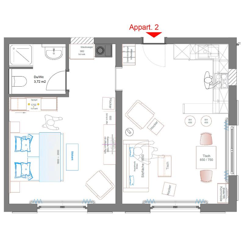 Apartment with Balcony image 3