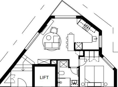 One-Bedroom Apartment with Balcony image 2