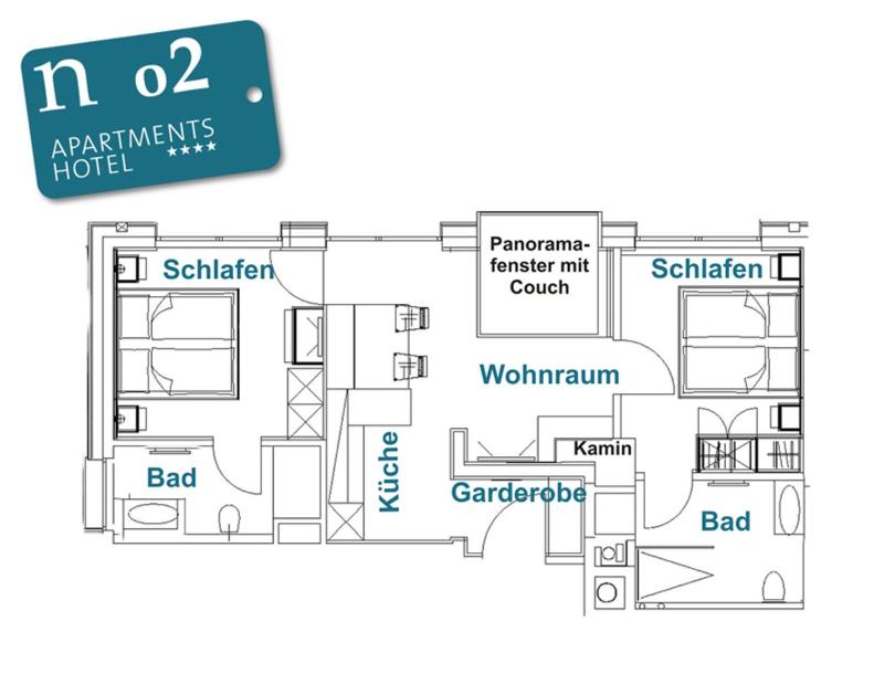 Deluxe Two-Bedroom Apartment image 3