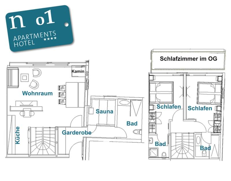 Superior Two-Bedroom Apartment with Sauna image 4