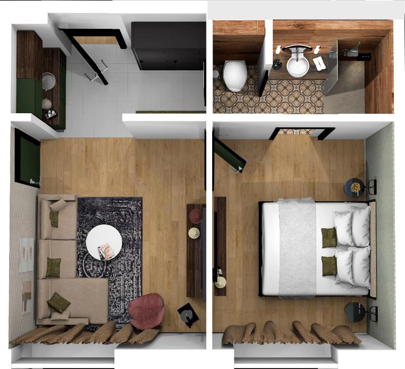 One-Bedroom Apartment image 2