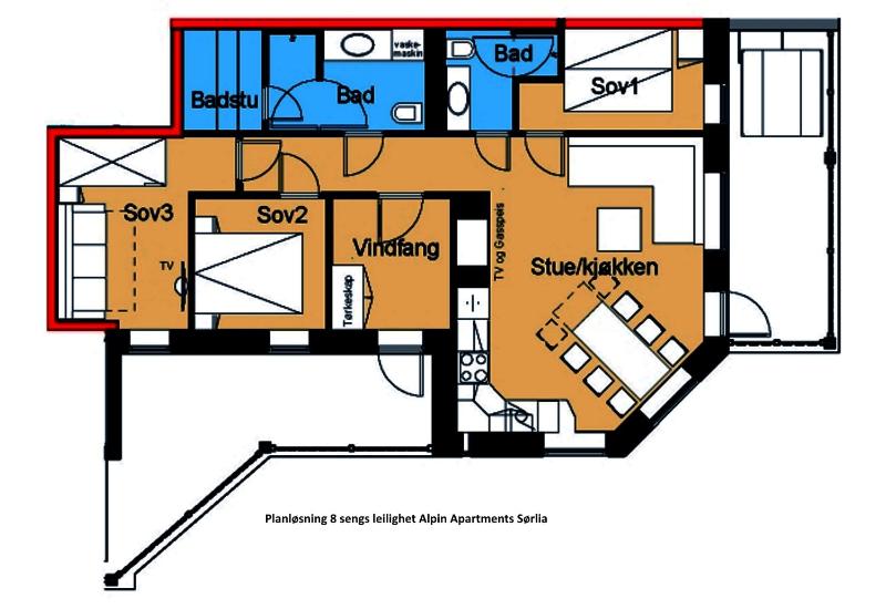 Three-Bedroom Apartment image 3