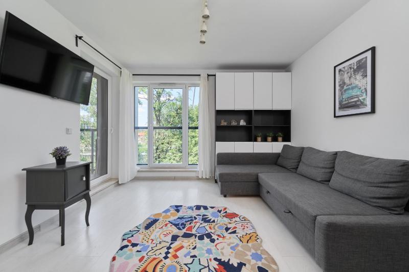 Spacious Apartment Dmowskiego by The River with Parking & Balcony by Noclegi Renters - image 1