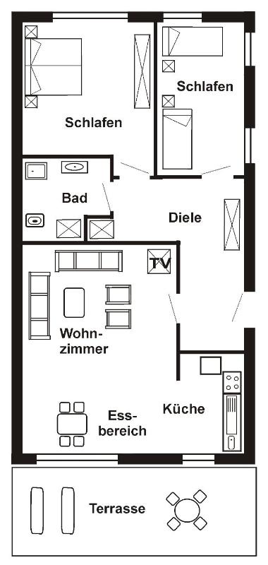 Ferienhaus Pelikanstr 129 Ostermann Bungalow 5 - image 6