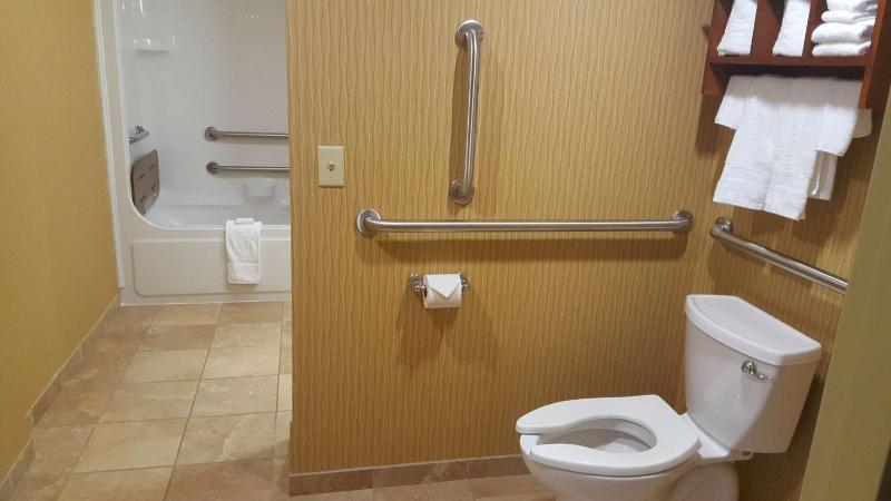 King Room with Microwave and Refrigerator – Disability Accessible Tub/Non-Smoking image 3
