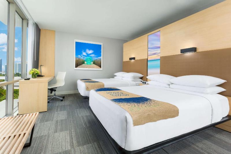 Queen Room with Two Queen Beds - Mobility/Hearing Access with Roll In Shower