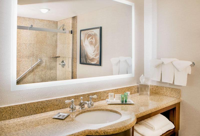 Deluxe King Room with Roll-In Shower - Mobility and Hearing Access/Non-Smoking image 2
