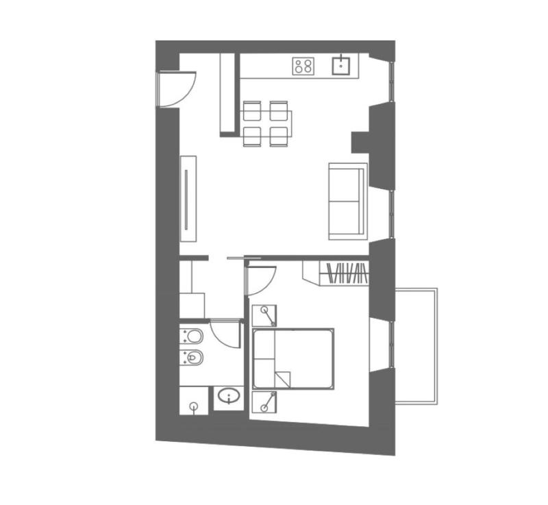 Deluxe One-Bedroom Apartment - Via Santa Cecilia 2 image 2